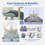 Wholesale Thick Memory Foam Chair Cushions Non-Slip Back Coccyx Tailbone Relief Seat Cushion Lumbar Pillows Seat Cushions Seat