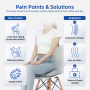 Wholesale Thick Memory Foam Chair Cushions Non-Slip Back Coccyx Tailbone Relief Seat Cushion Lumbar Pillows Seat Cushions Seat