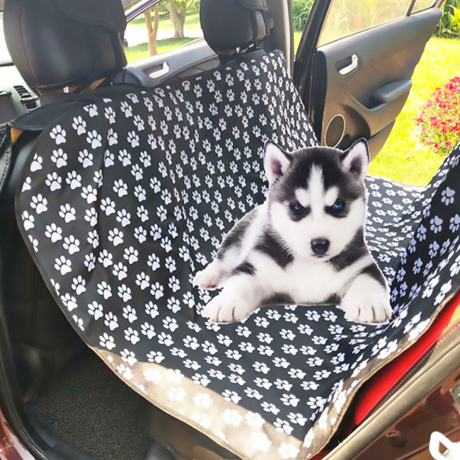 Dog paw pattern 4 in 1 Car Dog Seat Cover Waterproof Dog Seat Cover Car Seat Cover For Pets