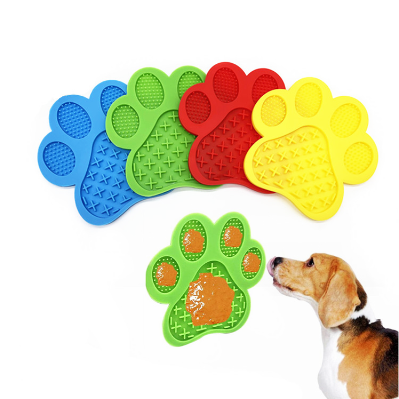 Nonslip Dog Food Tray Silicone Dog Placemat Washable Dog Bowl Mat Waterproof Feeding Mat