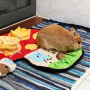 Pet Interactive Mat Nosework Feeding Mat  Treat Dispenser Natural Foraging Mat for Small Large Dogs Cats Rabbits