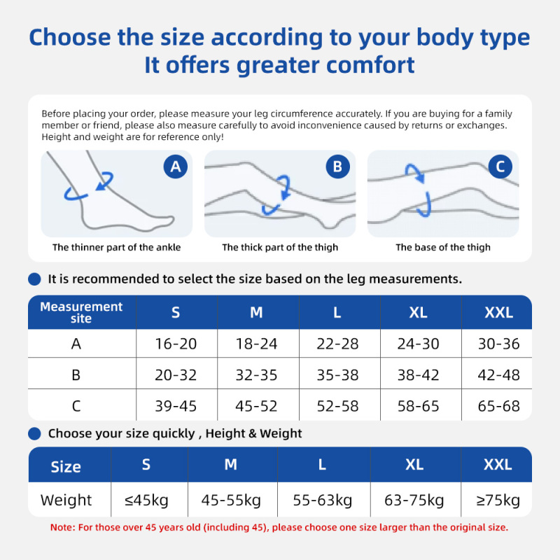 Open Toe Compression Stockings Medical Grade Support