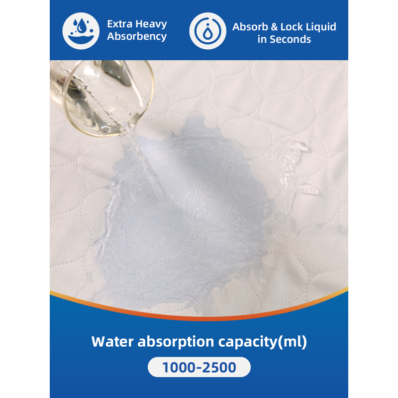 Дышащая многоразовая прокладка для мочи для взрослых Adingcare, быстросохнущая, моющаяся