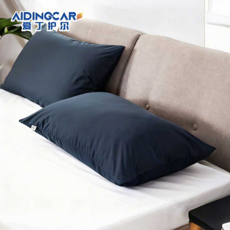 Wholesale Knitted Polyester Waterproof Modern Hotel Use Pillow Covers Soft Comfortable Anti Dust Mite Zipper Closure