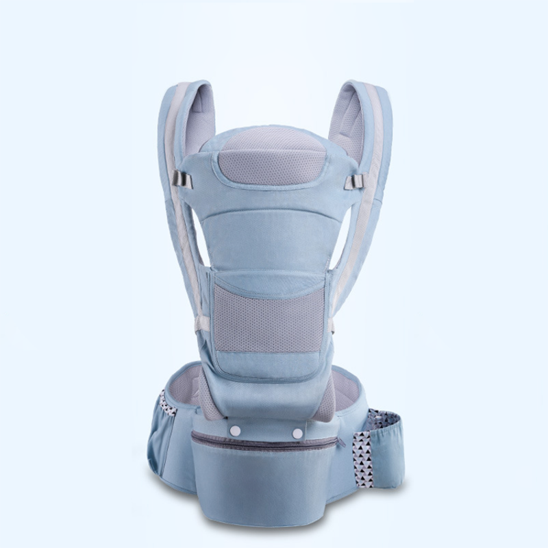 Comfortable Ergonomic Baby Carrier With Hip Seat  Front And Back Design Baby Carriers Wraps