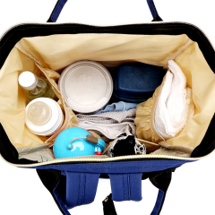 2020 Wholesaler large capacity stroller baby diaper changing bag with feeding bottle bag BPA free