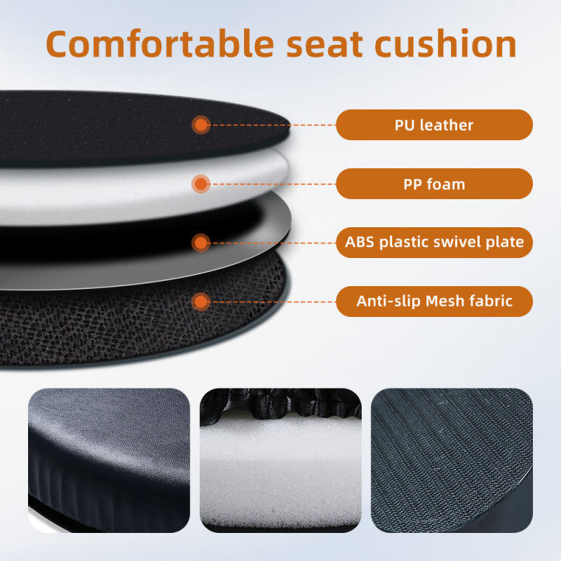 Wholesale Swivel Seat Cushion 360 Degree Rotating PU Faux Leather Removable Washable for Elderly and Pregnant Women