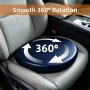 Wholesale Swivel Seat Cushion 360 Degree Rotating PU Faux Leather Removable Washable for Elderly and Pregnant Women