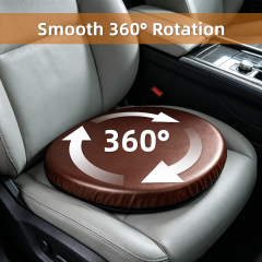 Wholesale Swivel Seat Cushion 360 Degree Rotating PU Faux Leather Removable Washable for Elderly and Pregnant Women