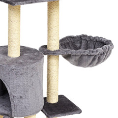 卸し売り屋外の猫のコンドミニアムの木の塔の子猫の木の高品質の優雅なプラシ天の木の猫のプラットホームの猫の木