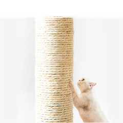 Venta al por mayor al aire libre gato condominio árbol torre gatito madera alta calidad elegante felpa madera gato plataforma gato árbol