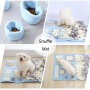 Customized Dog Training Nosework Blanket Stress Release Toys Play Activity Feeding snuffle wool mat