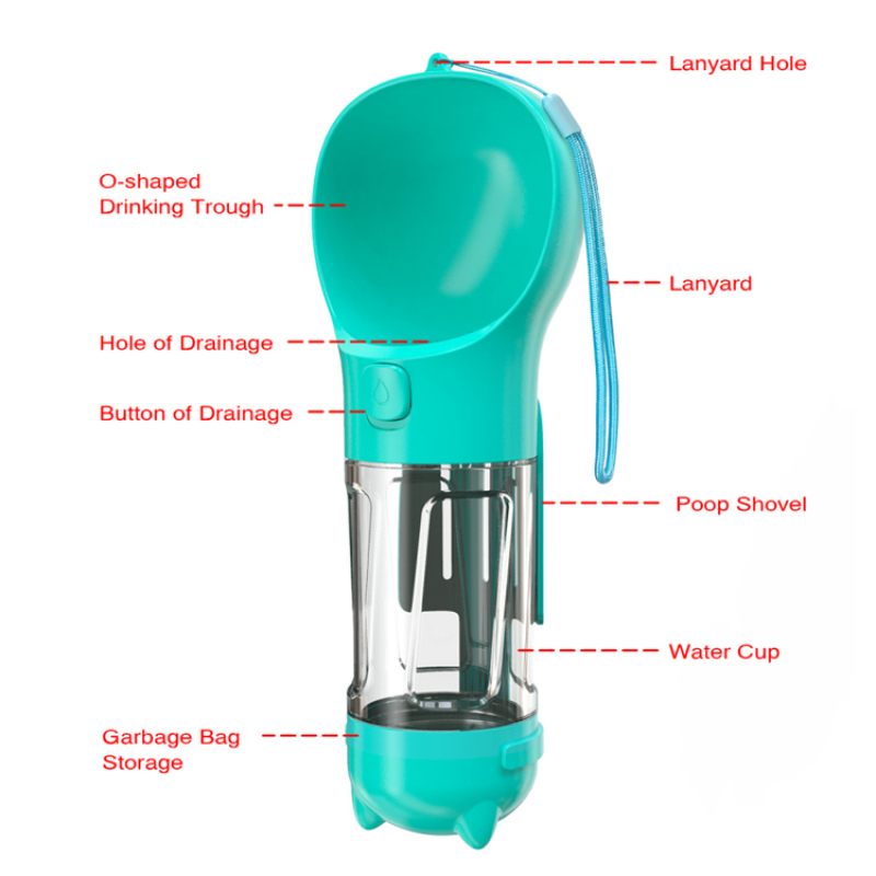 Portable Pet Dog Water Bottle Drinking Pet Food And Water Bottle dog Pet Water Bottle