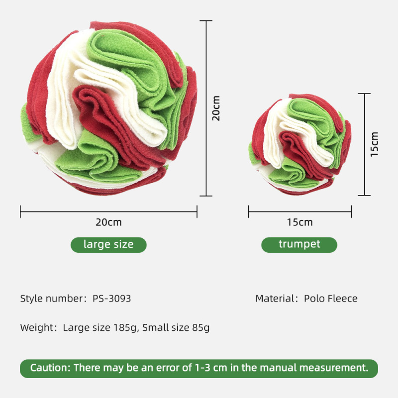 Wholesale Luxury Striped Dog Snuffle Toys Durable Interactive Puzzle for Training Foraging Skills Soft Fall Season Pet Product