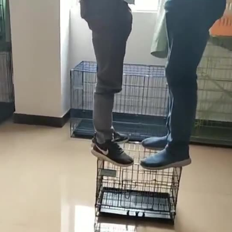 Multifunction Thick Dog Crate Small Dog Kennel Dog Playpen Puppy Cage Multiple Stackable Sturdy Carbon Steel Metal