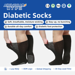Non Binding Seamless Diabetic Socks for Edema Neuropathy Foot Care