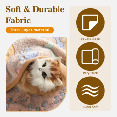 Super Soft Cute Custom Personalized Premum Dog Blanket Pet Warm Dog Cat Pet Rats Coral Fleece Sleep Blankets for Dog Puppy