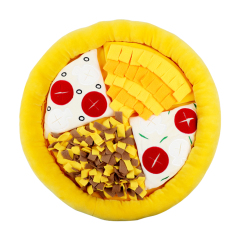 Venta al por mayor Pizza Shape Pet Dog Snuffle Mat Dog Feeding Mat Puzzle Juguetes para perros