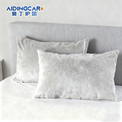 Waterproof Polyester Terry Pillow Covers Zipper Solid Knitted Pillow Protectors for Home Hospital Hotel for Christmas Bedding