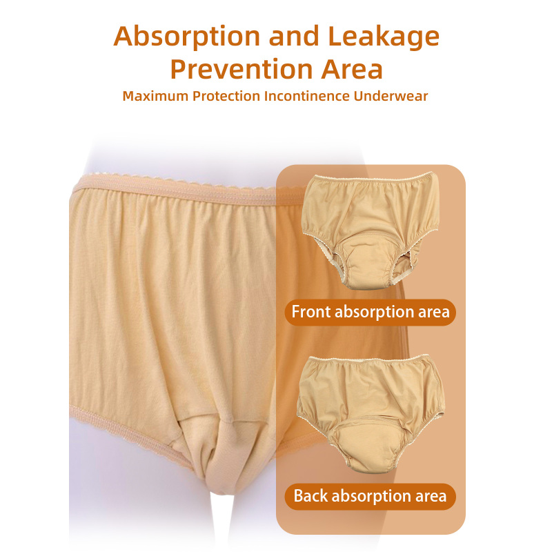 Breathable High Absorbency Incontinence Underwear by Aidingcare Eco-Friendly for Incontinence Use
