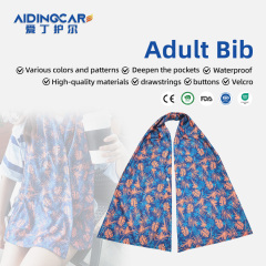 Wholesale Washable Dining Adjustable Snap Closure Adult Bibs Scarf for Women Eating
