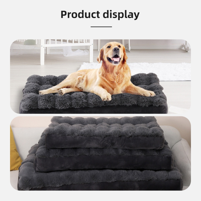 Высококачественная современная лежанка из твердого пеноматериала для домашних животных, супермягкая лежанка для собак и кошек