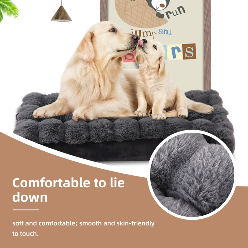 Высококачественная современная лежанка из твердого пеноматериала для домашних животных, супермягкая лежанка для собак и кошек