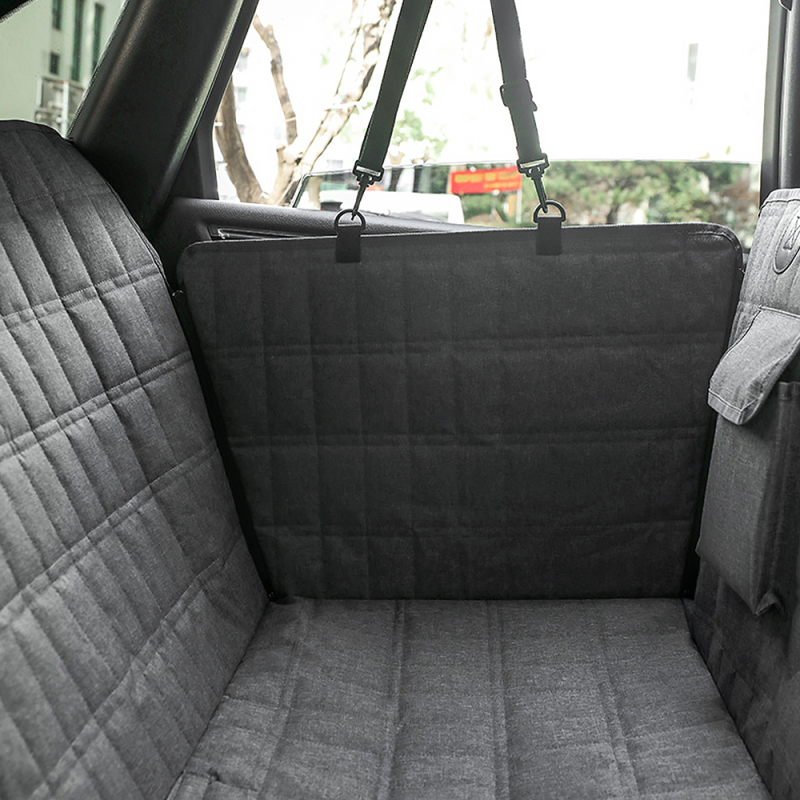 Heavy Duty Waterproof 600D Oxford Cloth Dog Car Seat Cover for Back Seat