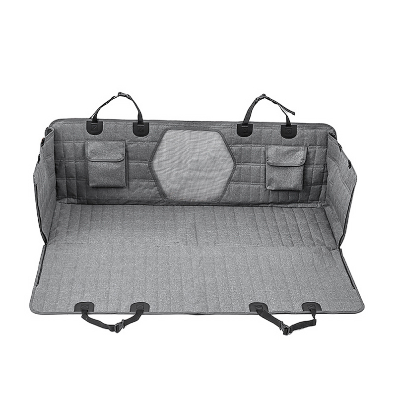 Heavy Duty Waterproof 600D Oxford Cloth Dog Car Seat Cover for Back Seat