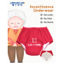 Wholesale Women's Mid-Rise High-Waist Leak-Proof Incontinence Panties Waterproof PUL Layer Knitted Bikini Style Solid Breathable
