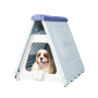 Cone Shape Large pet cave modern dog bed foldable pet bed for large dogs removable Plastic  pet house