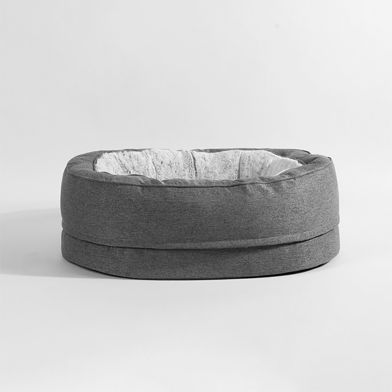 Wholesale dog beds comfy soft breathable couch round dog bed