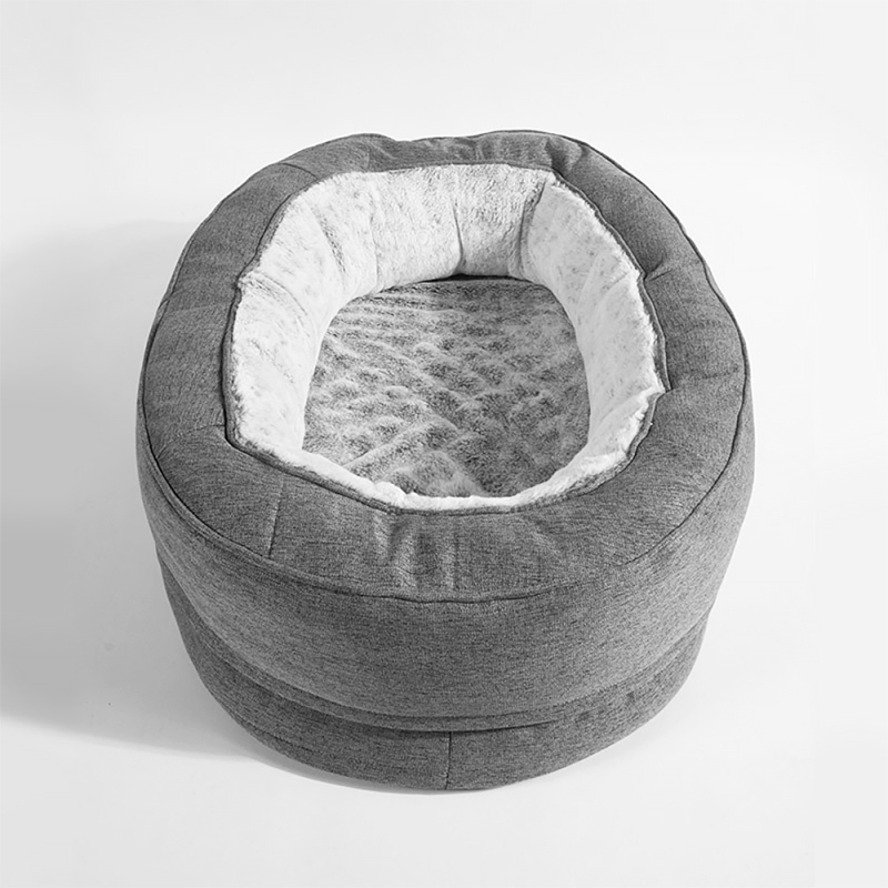 Wholesale dog beds comfy soft breathable couch round dog bed