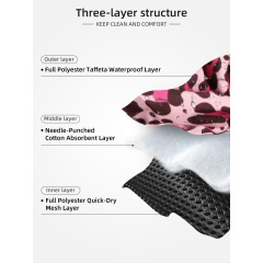 Wholesale Reusable Washable Cloth Dog Diapers with Heavy Absorbency and Strong Flexible Buckles Polyester Material