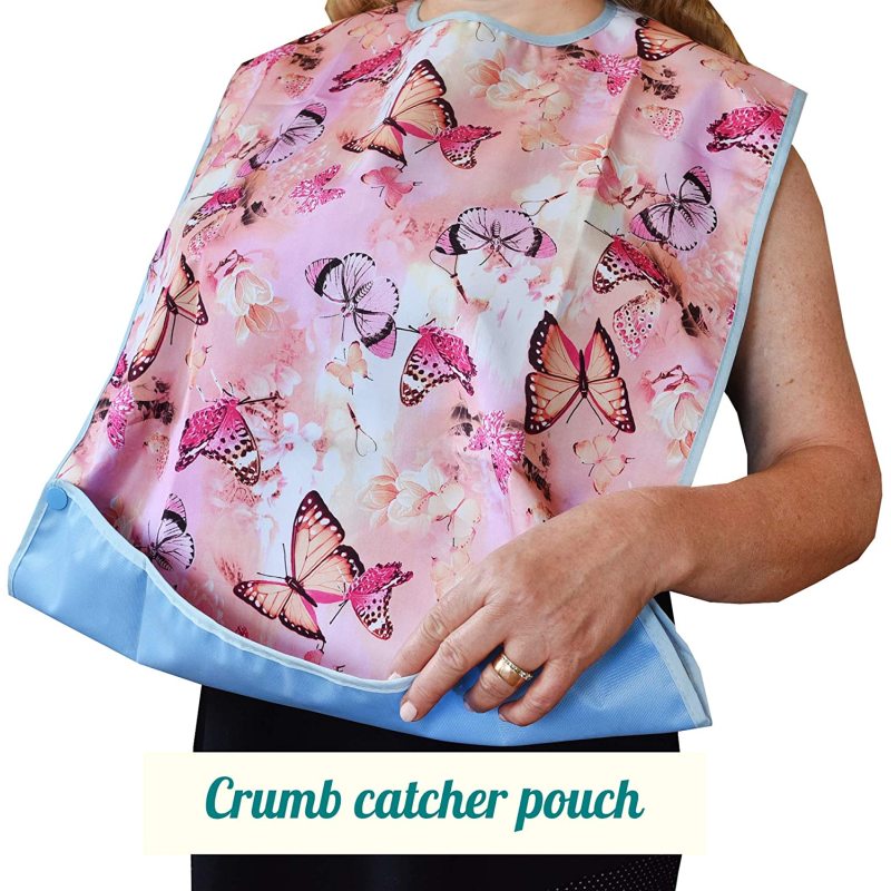 Hot Sell Washable Adult Bib Mealtime Cloth Protector With Good Price
