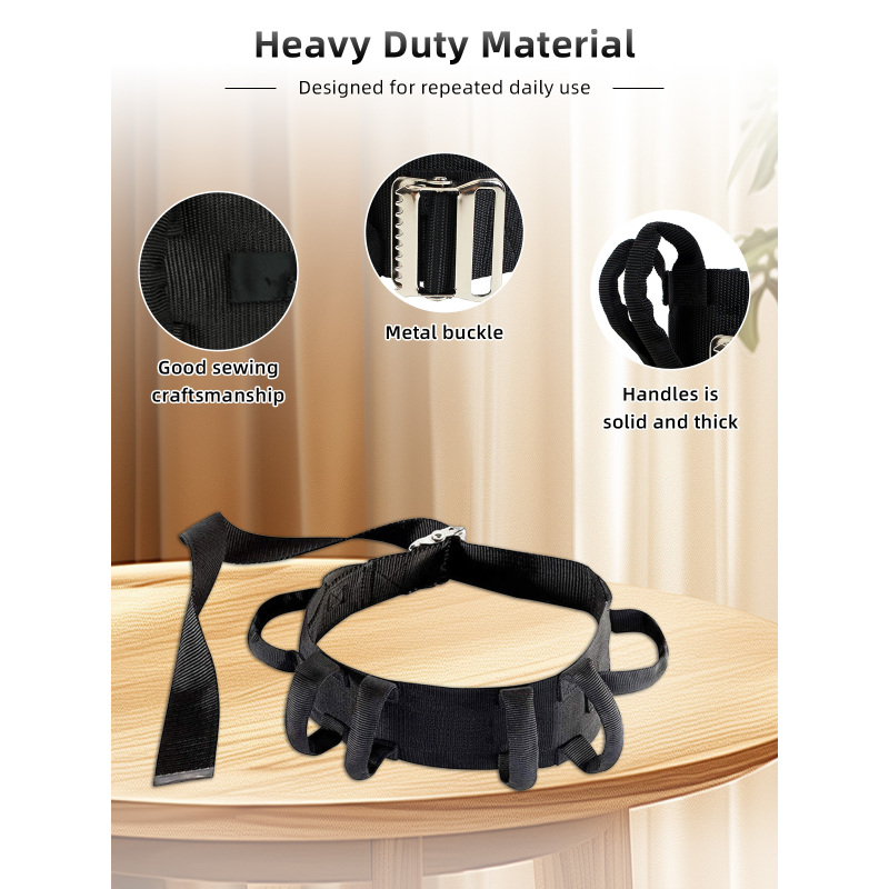 Wholesale Alloy Buckle Transfer Belt for Elder & Patient Standing Walking Transfer Belt with Handles OEM Aidingcare PT-3612