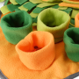 Hot Sale Doggy Nose Work Polyester Puzzle Blanket Dog Cat Slow Feeding Snuffle Mat for Stress Release