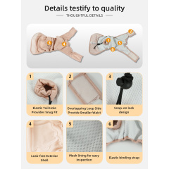 Großhandel wiederverwendbare weiche waschbare Hündinnenwindeln Windeln Custom Comfort Hundewindeln