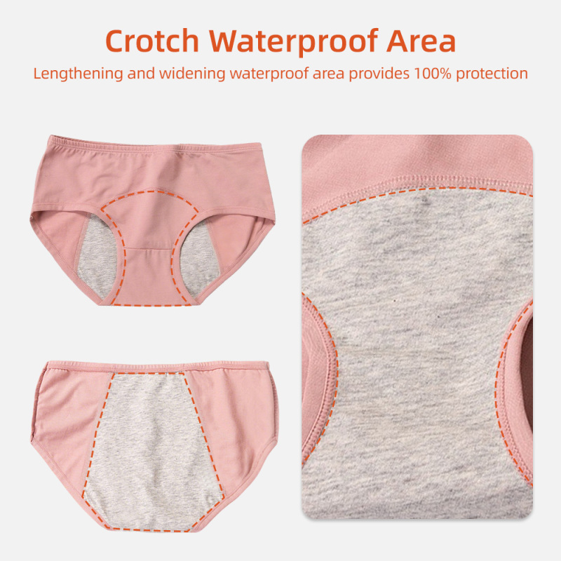 Aidingcare wiederverwendbare Menstruationsunterwäsche für Frauen – auslaufsichere Boyshorts