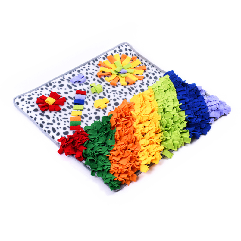 Large Dog Feeding Mats Pet Dog Sniff Mat Nosework Slower Feeder Interactive Dog Mat for Stress Relief Encourage Natural Foraging