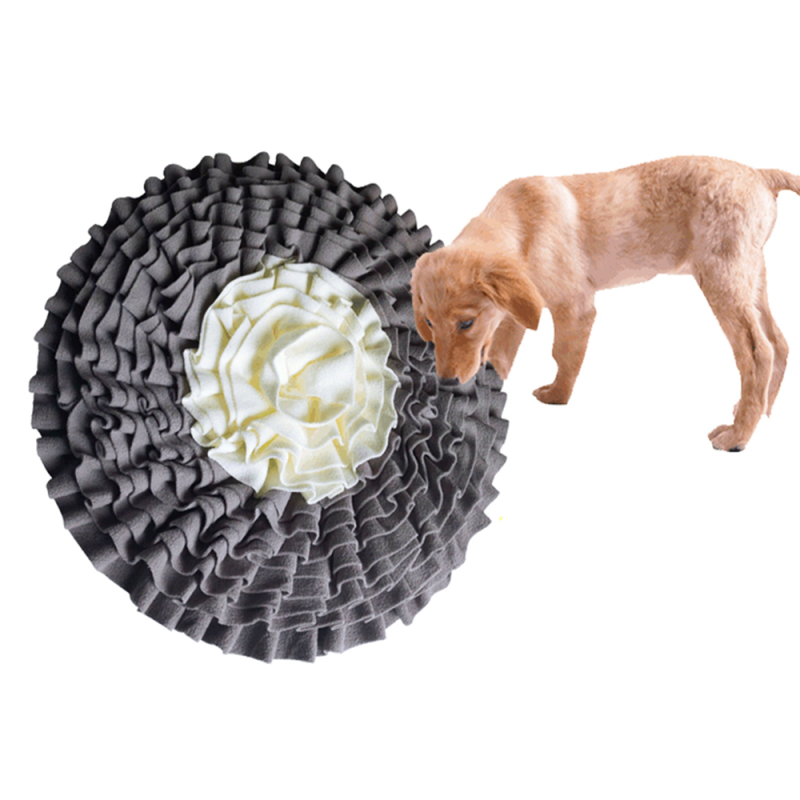 Pet Snuffle Mat Interactive Feed Game Encourages Natural Foraging Skills for Cats Dogs Bowl Travel Use