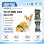 Wholesale Reusable Male Dog Belly Wraps Washable Cloth Male Dog Diapers Belly Band for Male Dogs