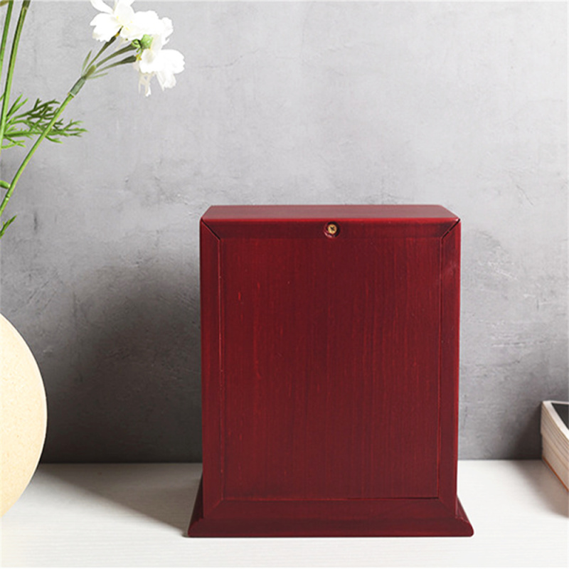 Personalized Small Medium Animal Wood Urn Photo Frame Funeral Cremation Urns Pet Ashes Urns for Dogs Cats