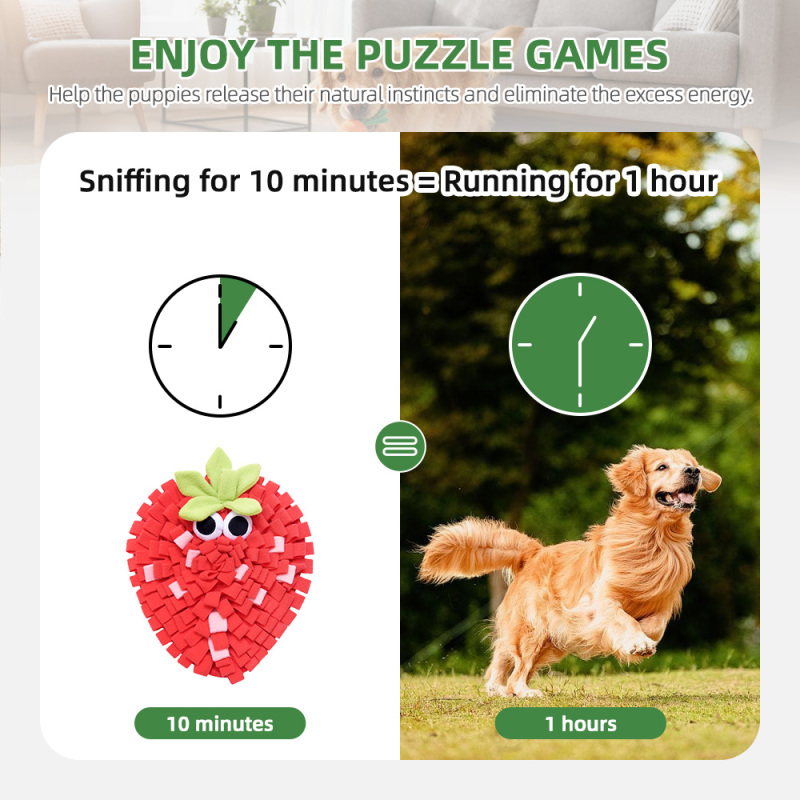 Portable Pet Feeding Mat Small Dog Interactive Pet Puzzle Toys Slow Fun to Use Non Slip Activity Mat Pet Snuffle Mat