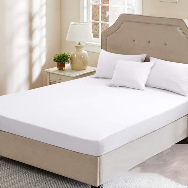 Waterproof Bed Bug Mattress Cover Knitted Soft Dust Mite Zippered Mattress Protector