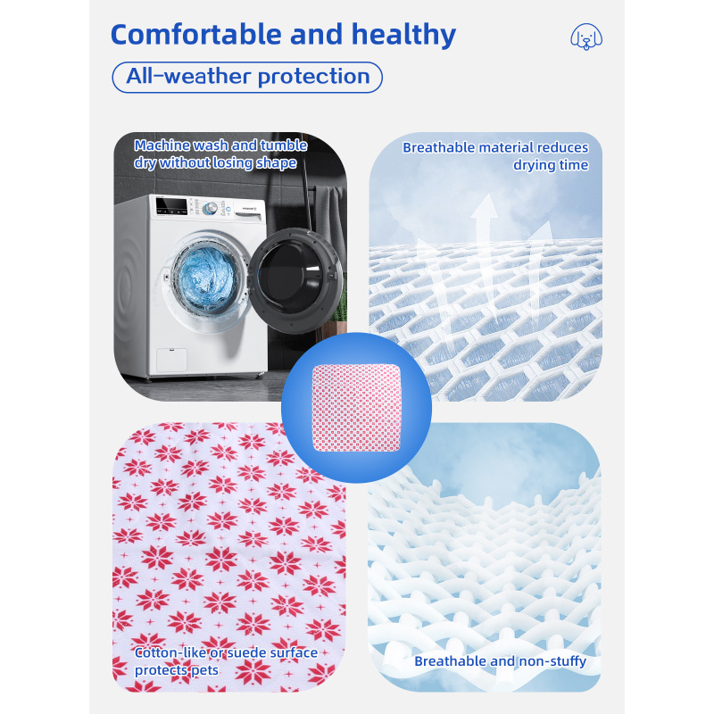 Produits pour animaux de compagnie de vente chaude Grands tampons pipi réutilisables pour chiens Tapis de dressage ultra absorbants lavables pour animaux de compagnie Housse de siège pour chiot
