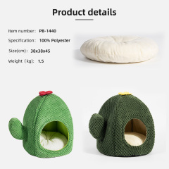 Winter Plush Pet Litter Cat Litter square Kennel Cat and Dog Pet Beds