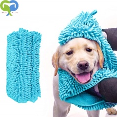 Toallas de baño suaves, ultra absorbentes, duraderas, para perros, toalla para mascotas de chenilla de secado rápido