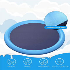 Pet Summer Outdoor Play Water Mat Toys Non-Slip Thicken Dog Pool with Sprinkler