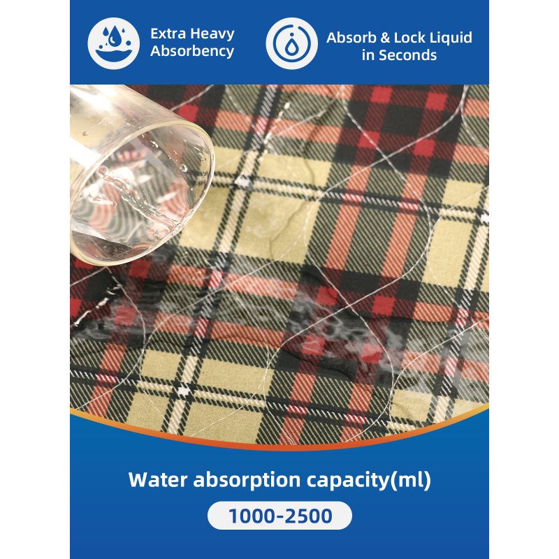 Soft and Comfortable Washable Adult Pee Pad for Bed